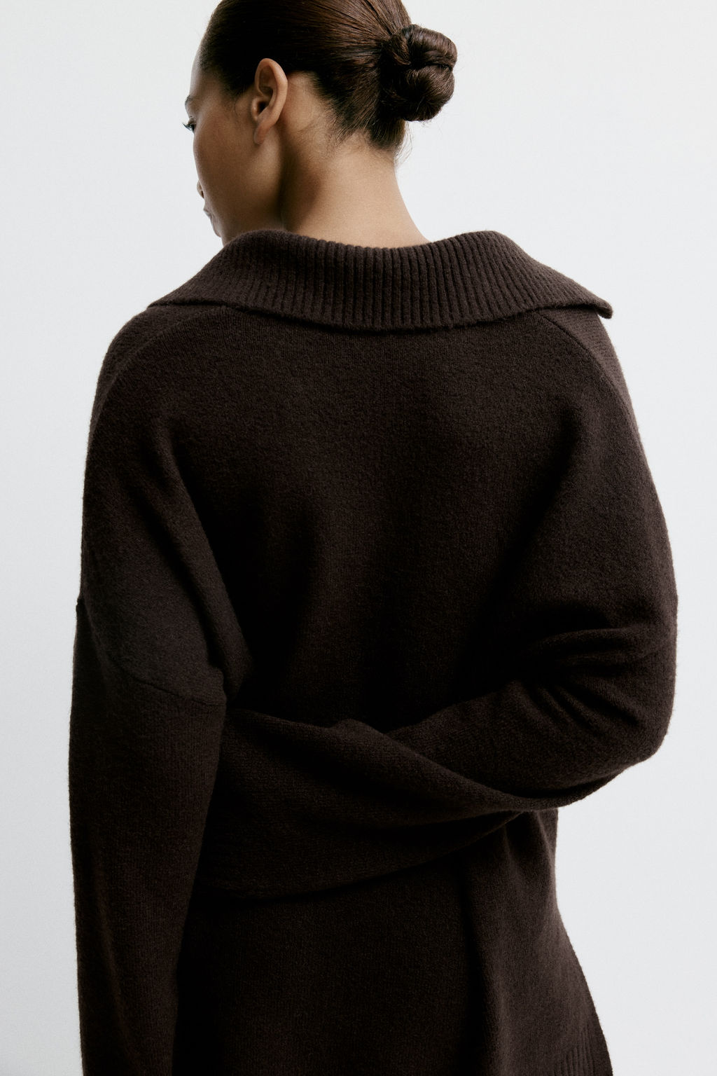 Jersey de punto fino con cuello - H&m фото 5