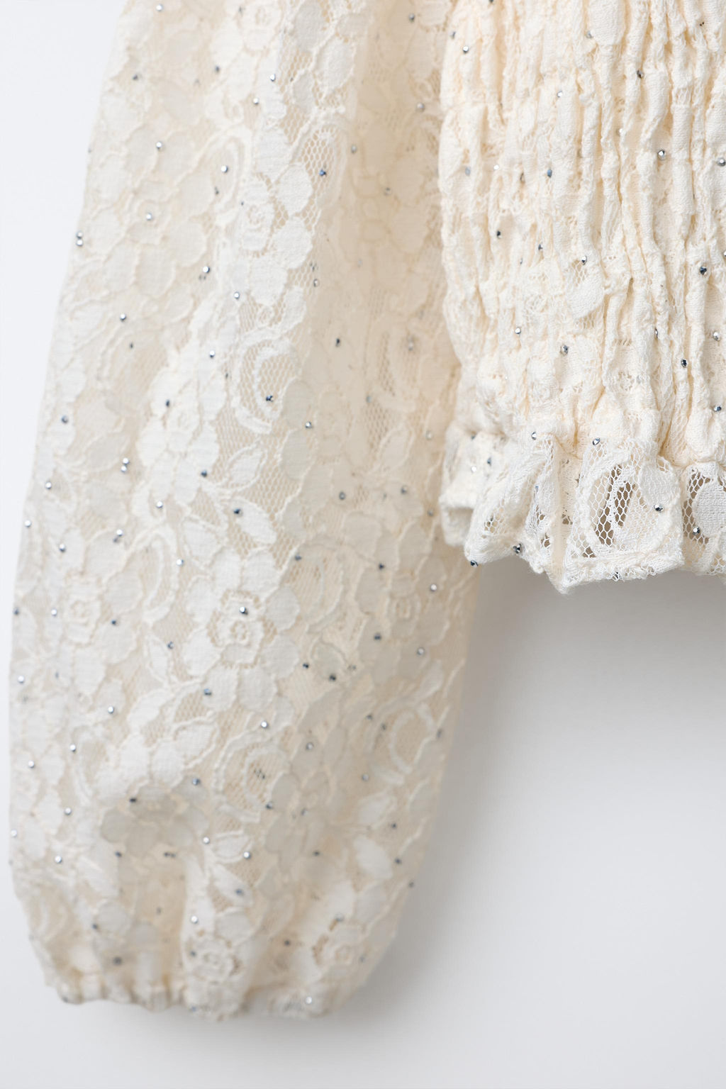 SHINY ELASTICATED TOP - Zara фото 4