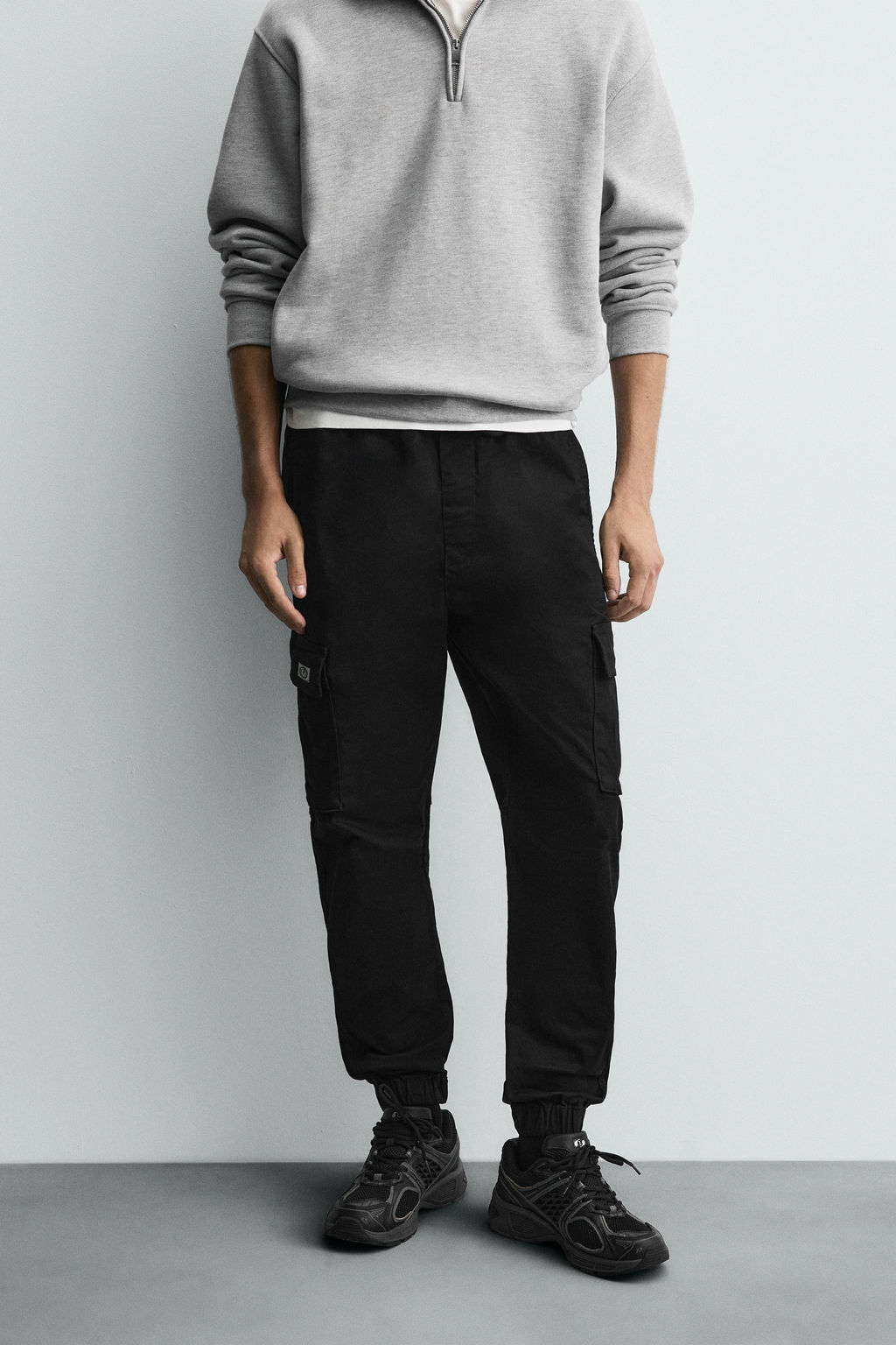 PANTAL?N CARGO SLIM FIT / Negro - Zara фото 2