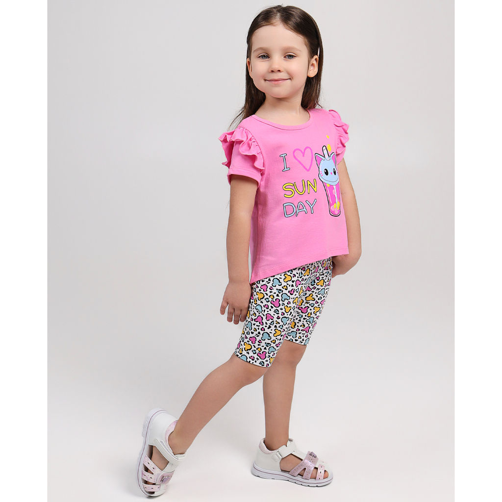 Комплект футболка кулирка, велосипедки кулирка лайкра 7825100101 - Youlala фото 3