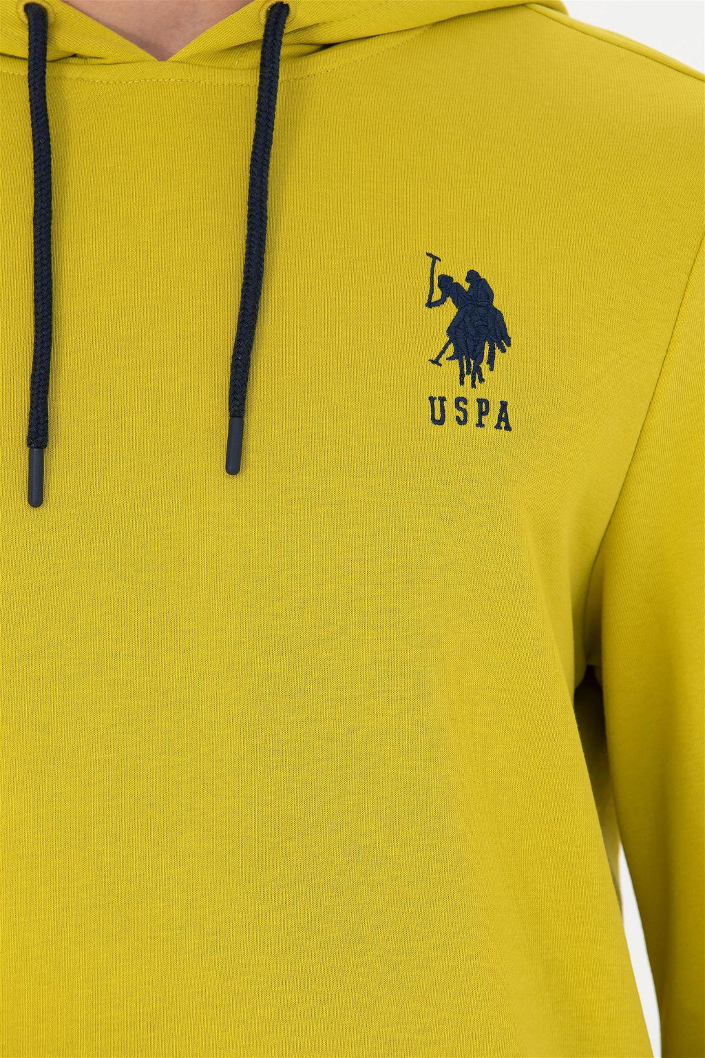 U. S. Polo Assn Мужская базовая толстовка с капюшоном фисташкового цвета - U.s. polo assn фото 14