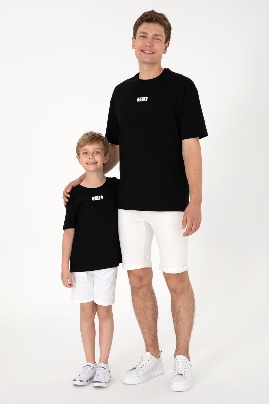 Erkek Гocuk Siyah Oversize Bisiklet Yaka TiЕГrt - U.s. polo assn фото 2