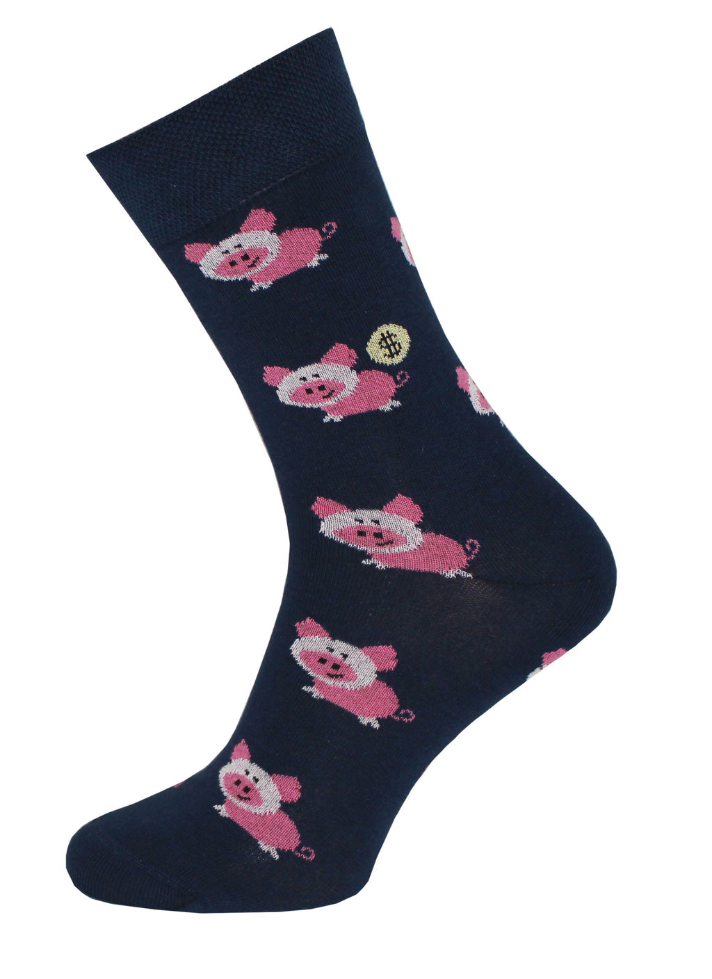 Цена за 2 пары Брестские НОСКИ МУЖСКИЕ В БАНКЕ CLASSIC 2128В (Новый год) синий