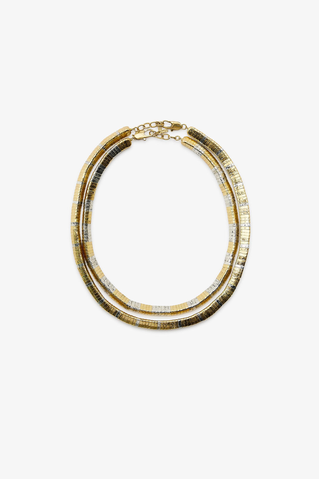 PACK OF 2 COMBINED NECKLACES WITH METAL PIECES - Zara фото 2
