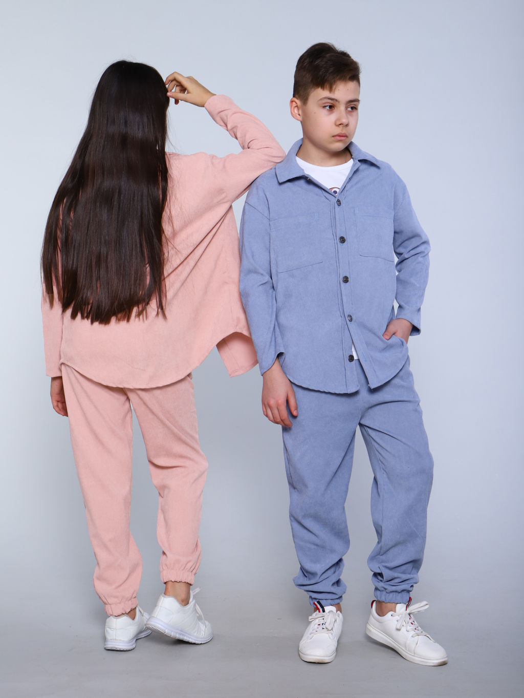 Костюм для девочки мальчика Вельвет Ладошки  фото 3