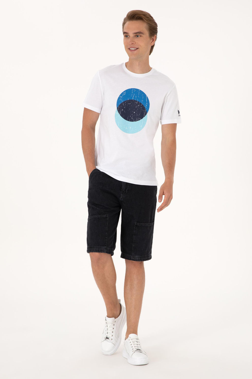 Erkek Beyaz Ti__rt Sepette S_rpriz _ndirim - U.s. polo assn фото 4