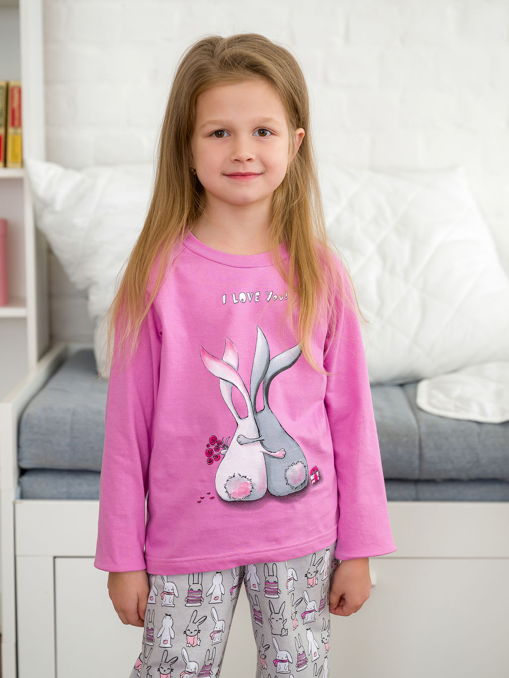 Костюм детский, модель 324, трикотаж (26 размер, Зайчата ) - Ивановотекстиль фото 6