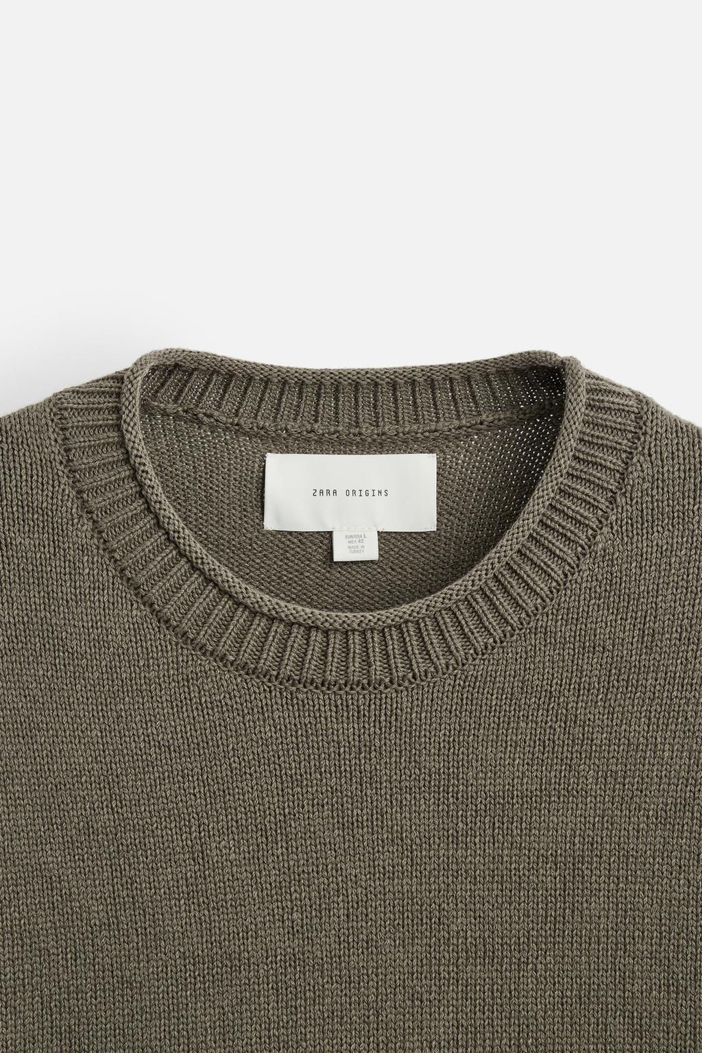 SWEATER WITH TURN-UP DETAIL - Zara фото 10