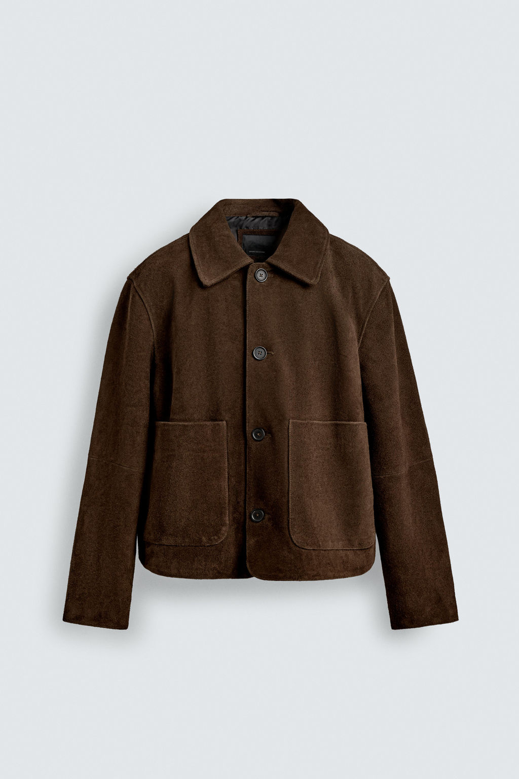 LEATHER SUEDE JACKET - Zara фото 17
