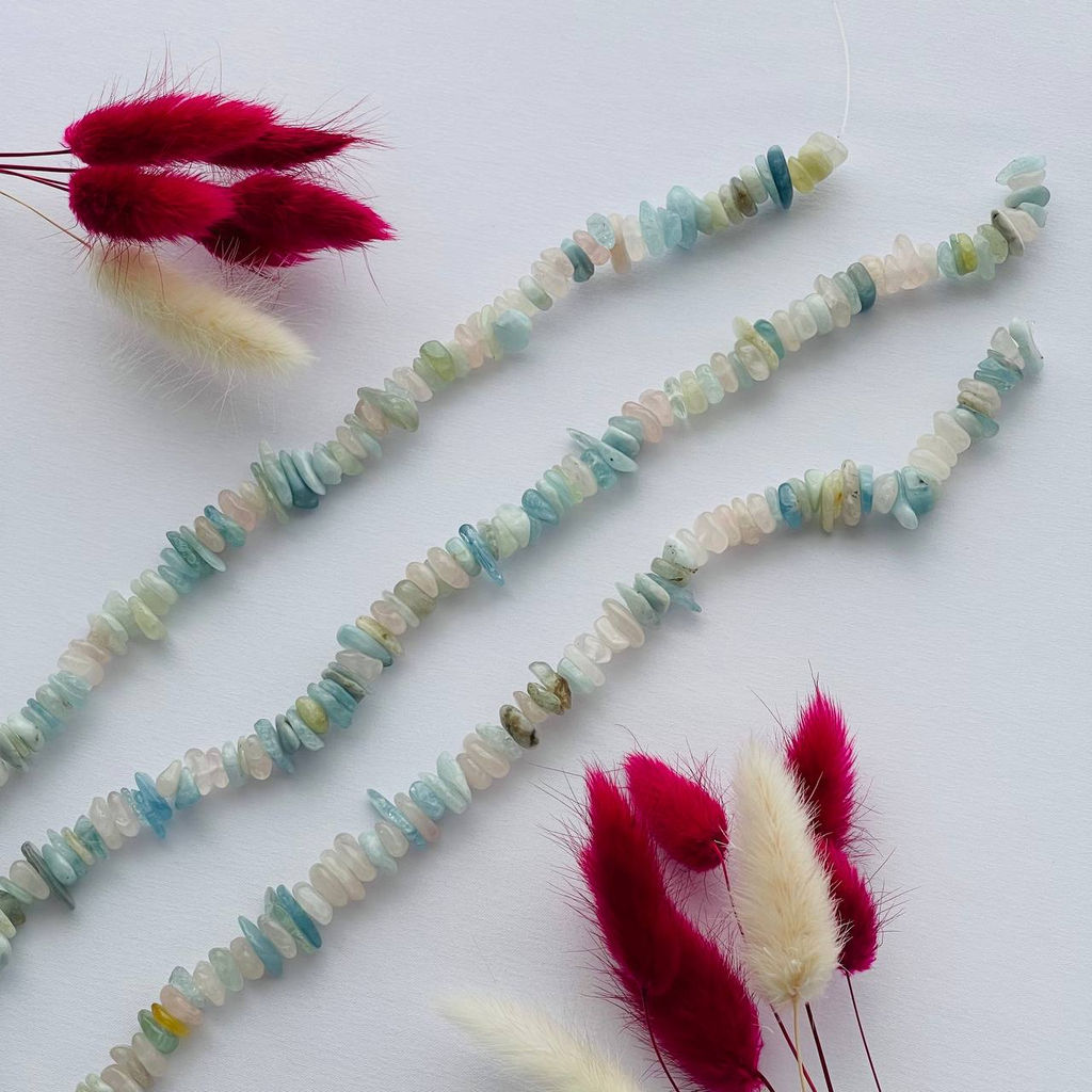 Бусины для украшений из Берилла микс крошка