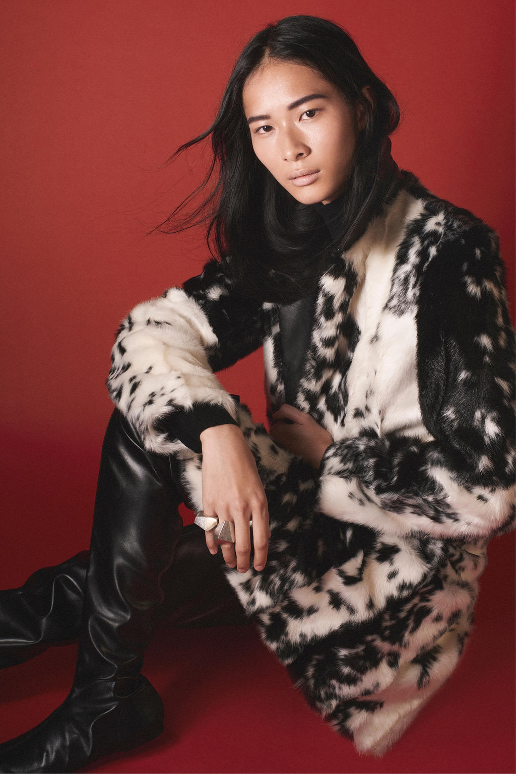ANIMAL PRINT COAT - THE ITEM ZARA WOMAN фото 7