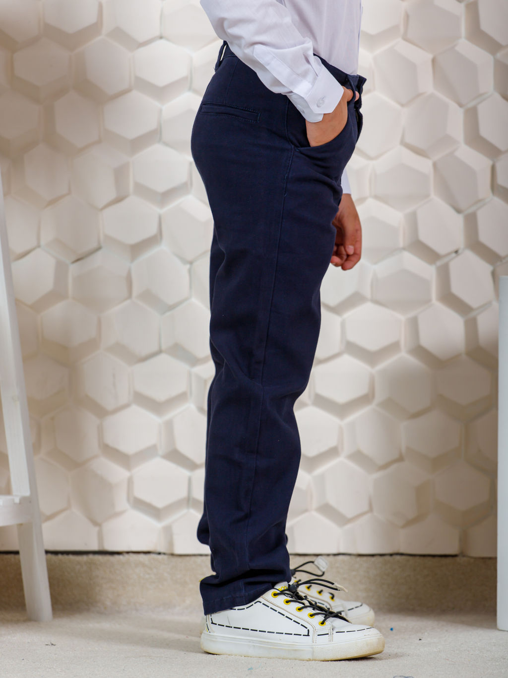 Брюки чиносы Александр синий - Ладошки фото 5