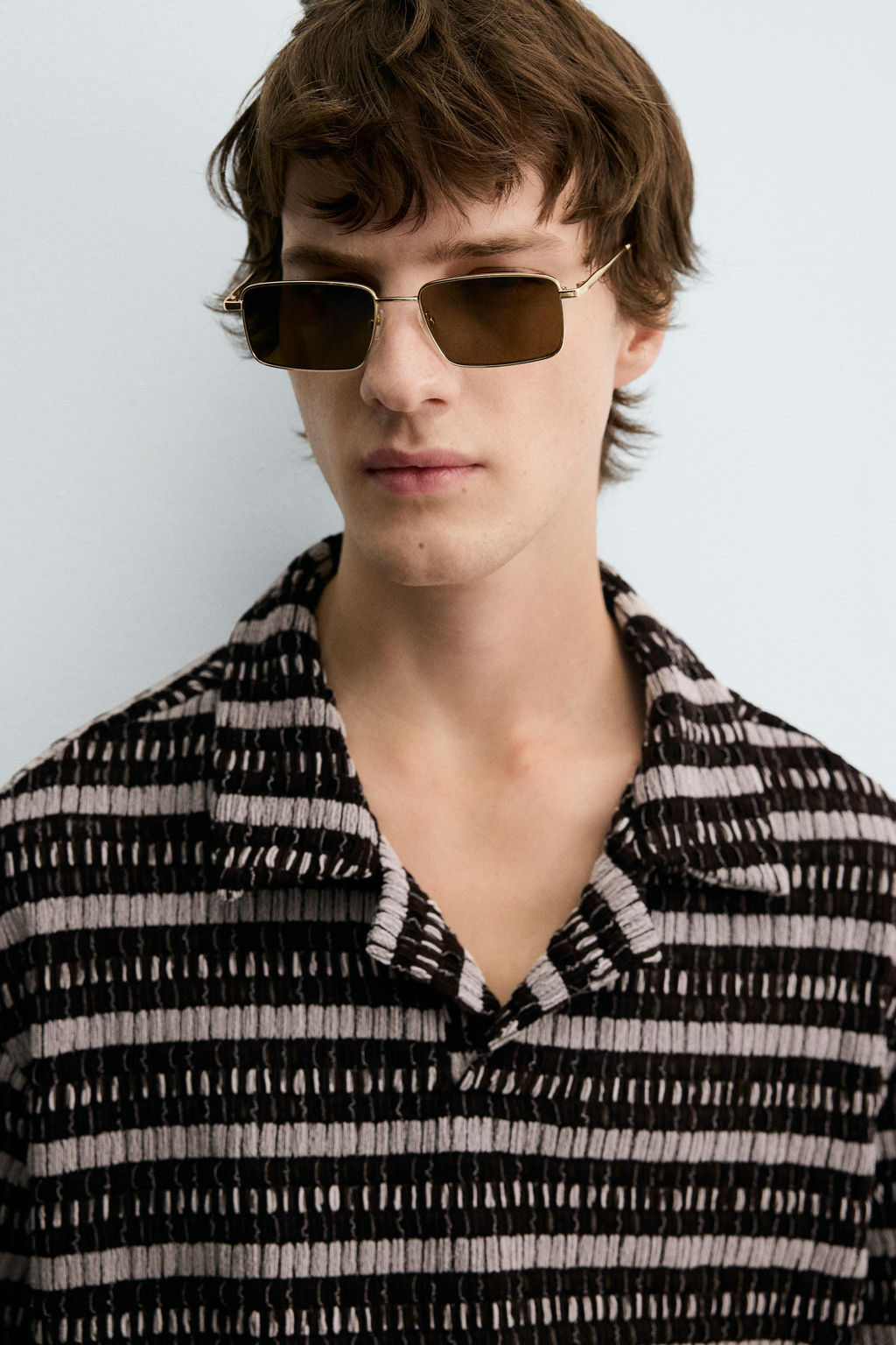 JACQUARD KNIT POLO SHIRT - Zara фото 4
