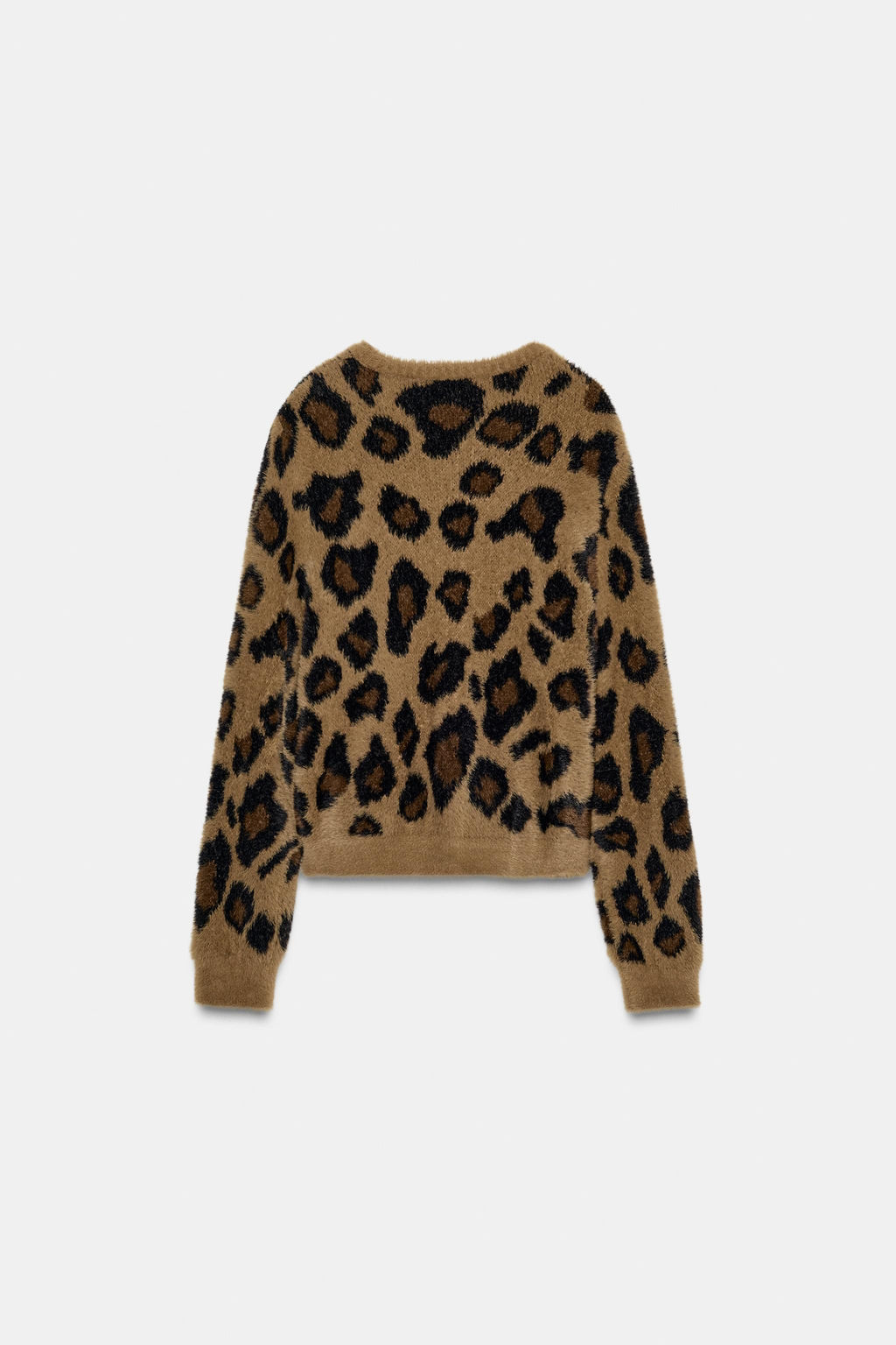 ANIMAL JACQUARD KNIT CARDIGAN - Zara фото 7