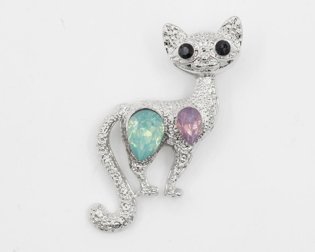 Брошь Кошка