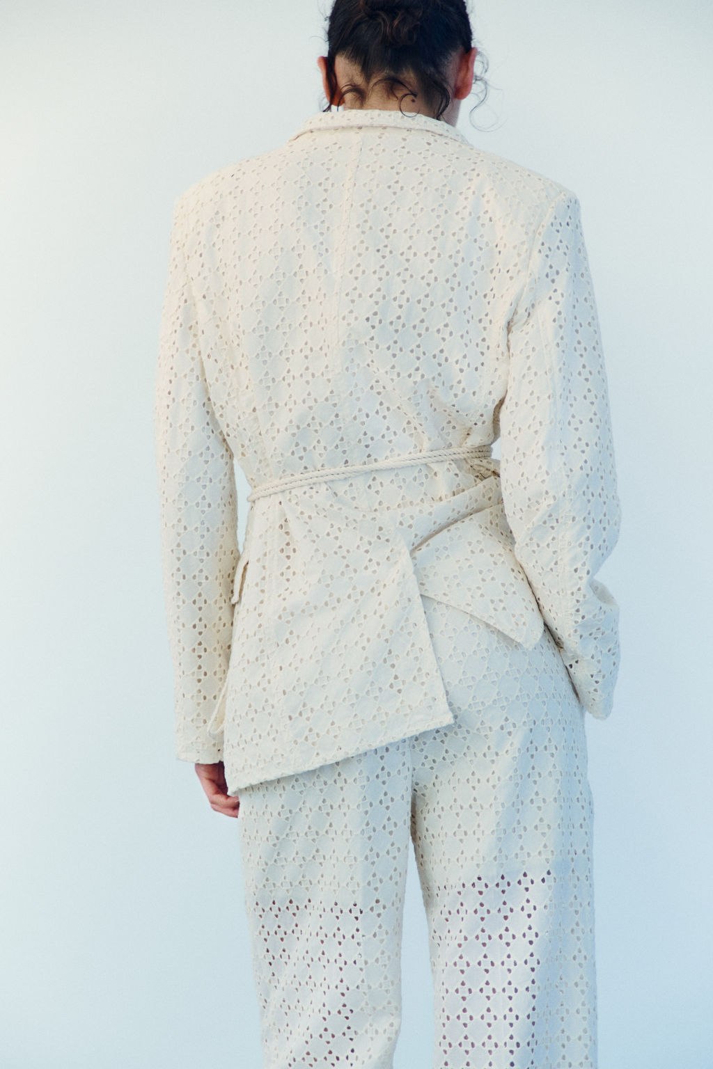 Pantal?n sastre con bordado ingl?s - H&m фото 4