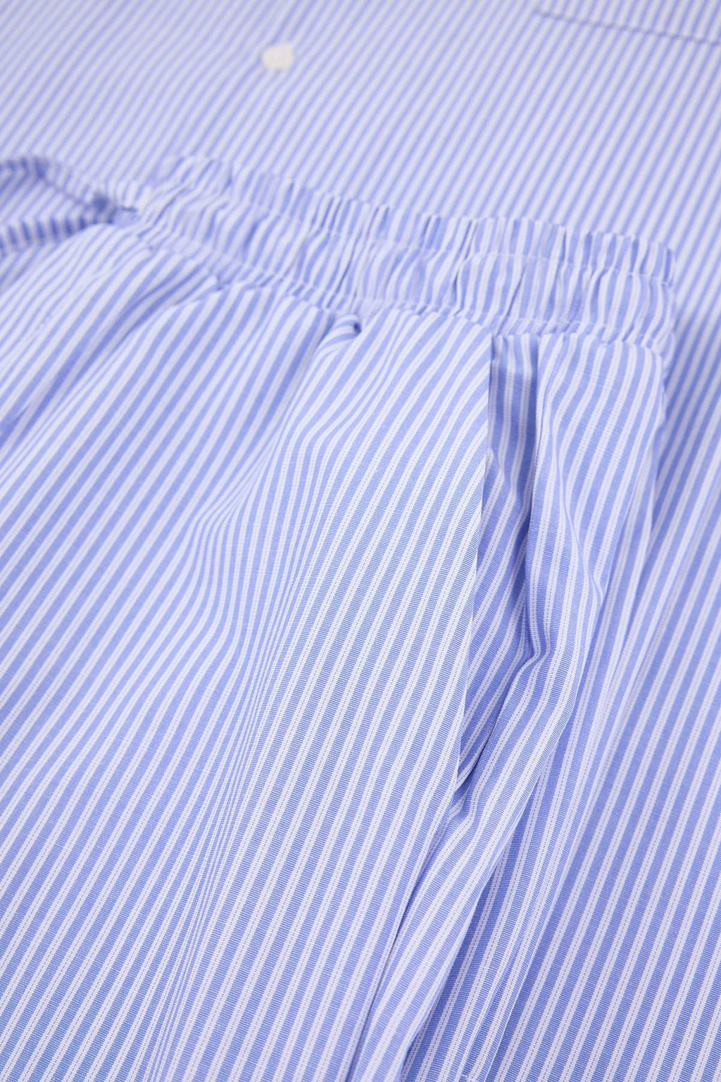 Mavi Regular Cizgili Dokuma Pijama Tak?m? TMNSS26PT00003 - Trendyolmilla фото 2