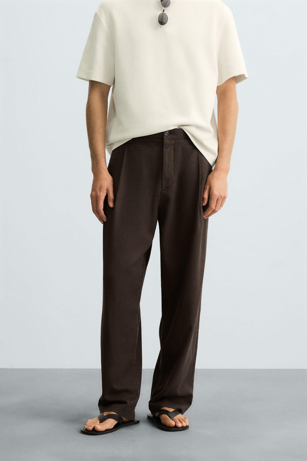 PLEATED FLOWING TROUSERS - Zara фото 2