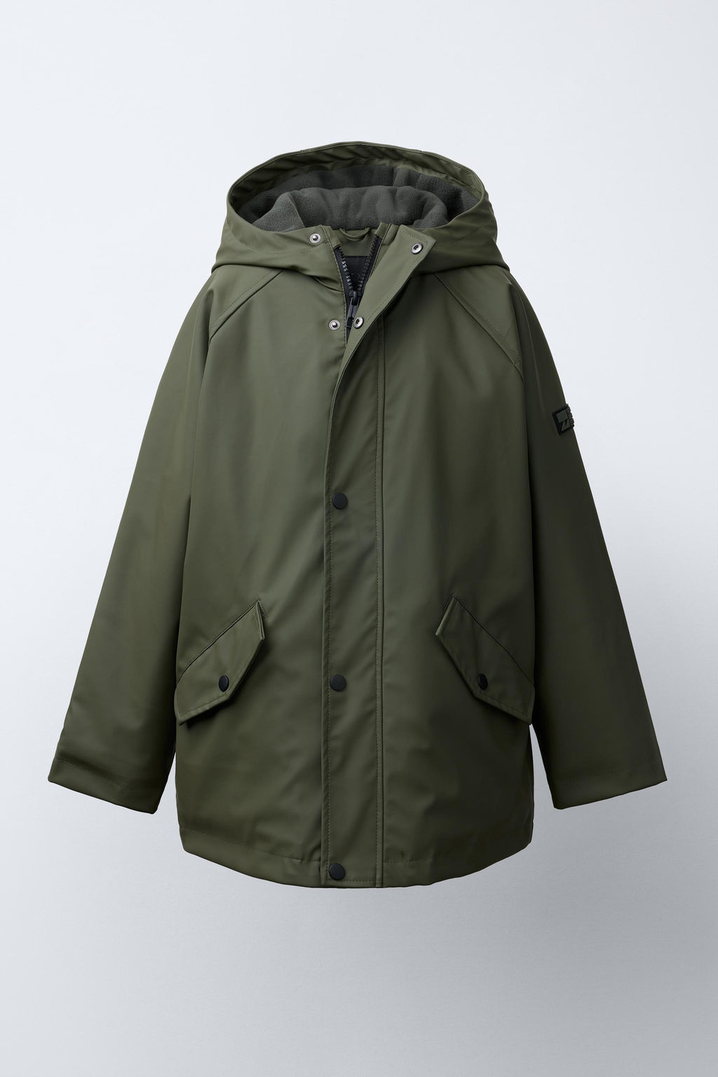 WATER-REPELLENT RUBBERISED PARKA