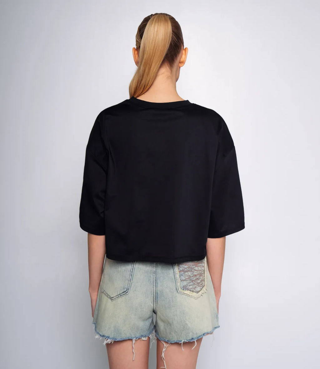 Футболка #ОКТ095009, чёрный