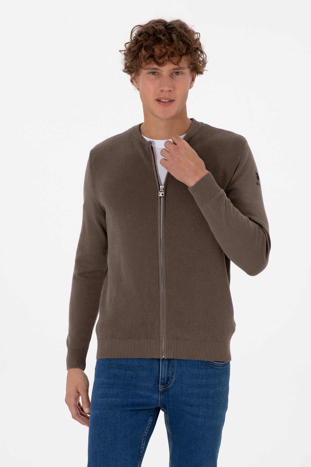 Erkek Vizon Basic Triko H_rka - U.s. polo assn фото 3