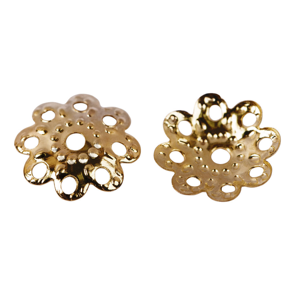 Zlatka Розетка для бус DR-013 11 мм 2 мм 50 шт СК/Распродажа №04 под бронзу