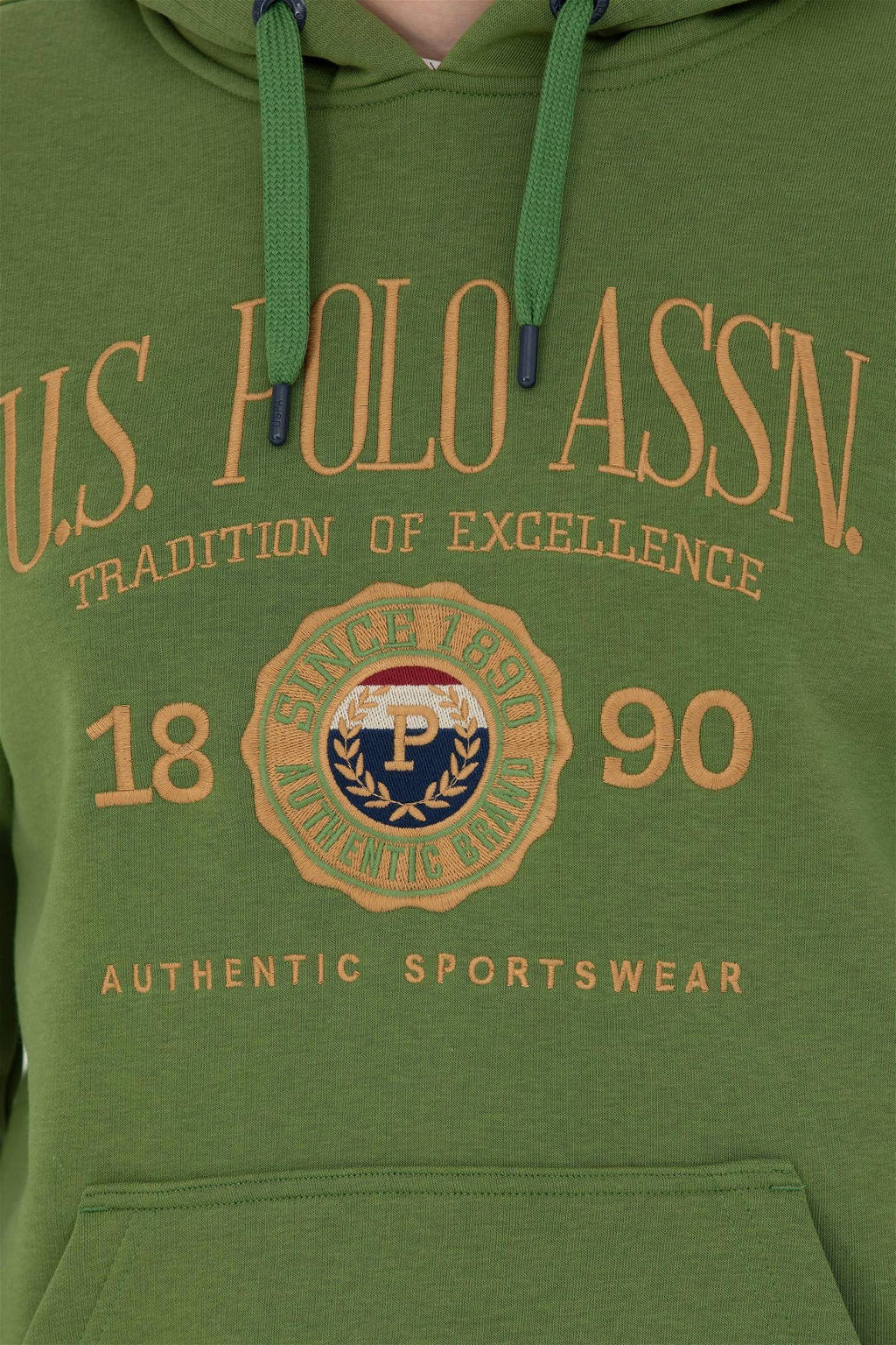 Мужской зеленый свитшот - U.s. polo assn фото 7