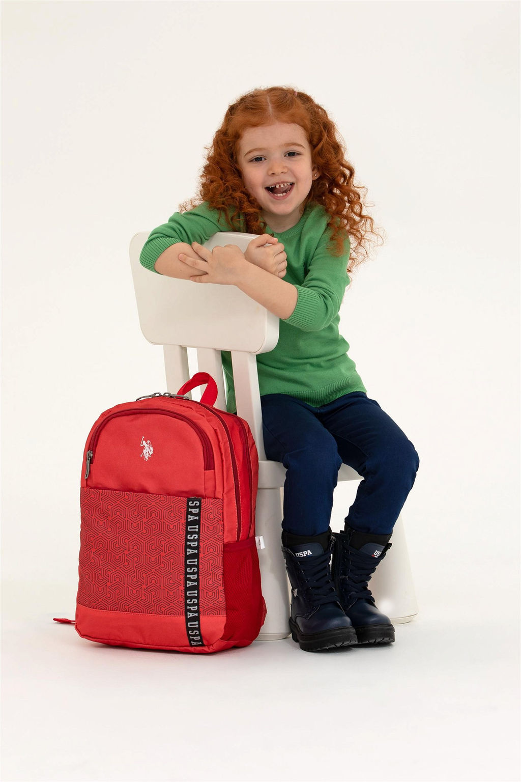 Базовый свитер мятного цвета для девочки Неожиданная скидка в корзине - U.s. polo assn фото 5