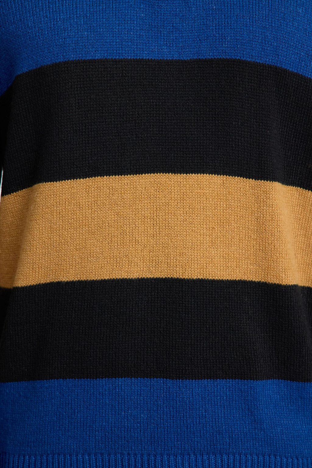 Trendyolmilla Man Cok Renkli Regular Polo Yaka Renk Bloklu Triko Kazak TMNAW25KZ00053  фото 6