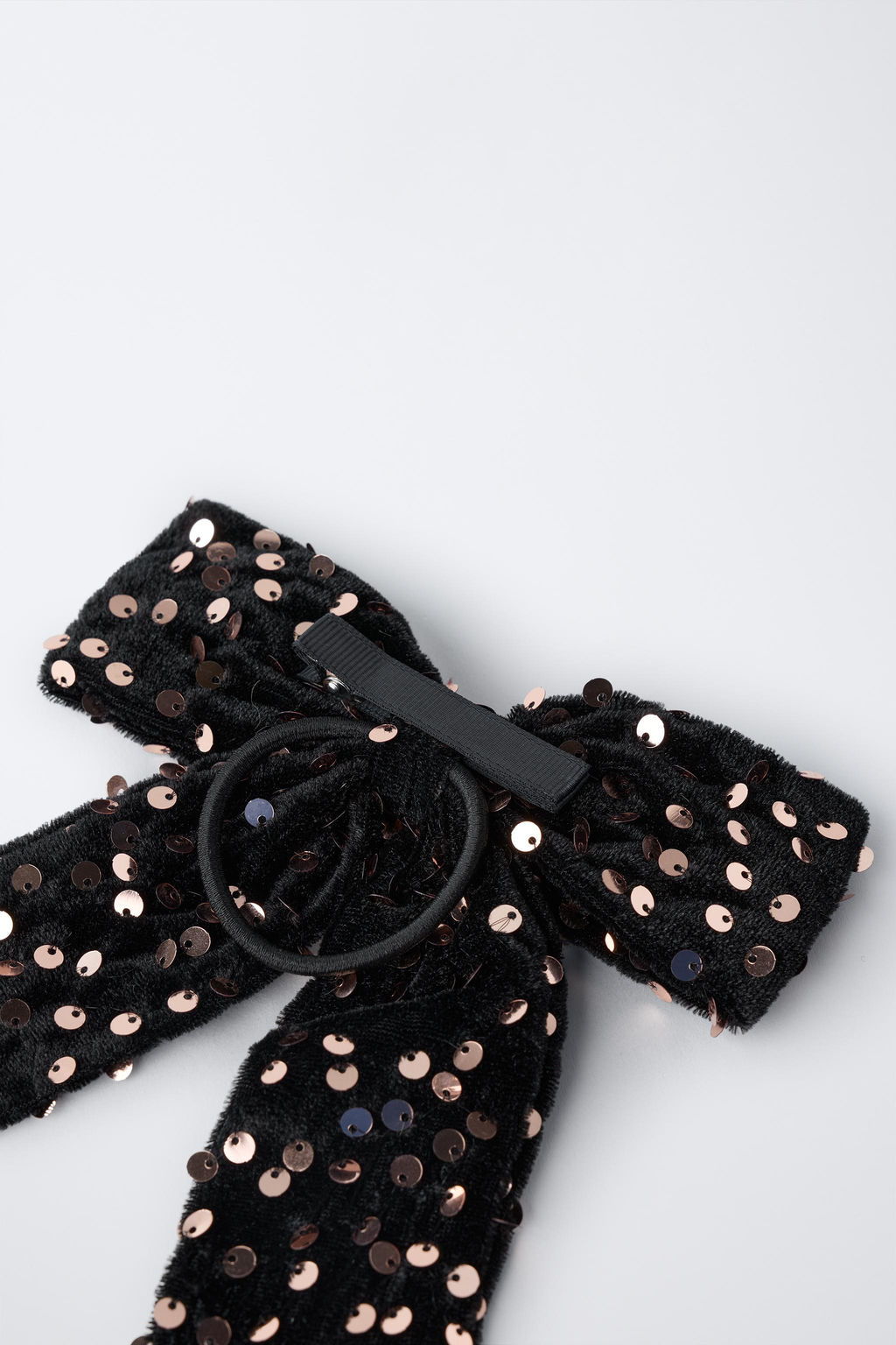 SEQUIN BOW SCRUNCHIE - Zara фото 2