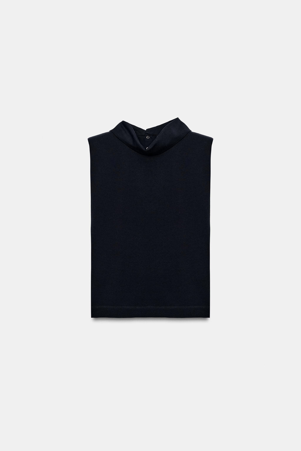TOP CUELLO ALTO HOMBRERAS / Marino - Zara фото 4