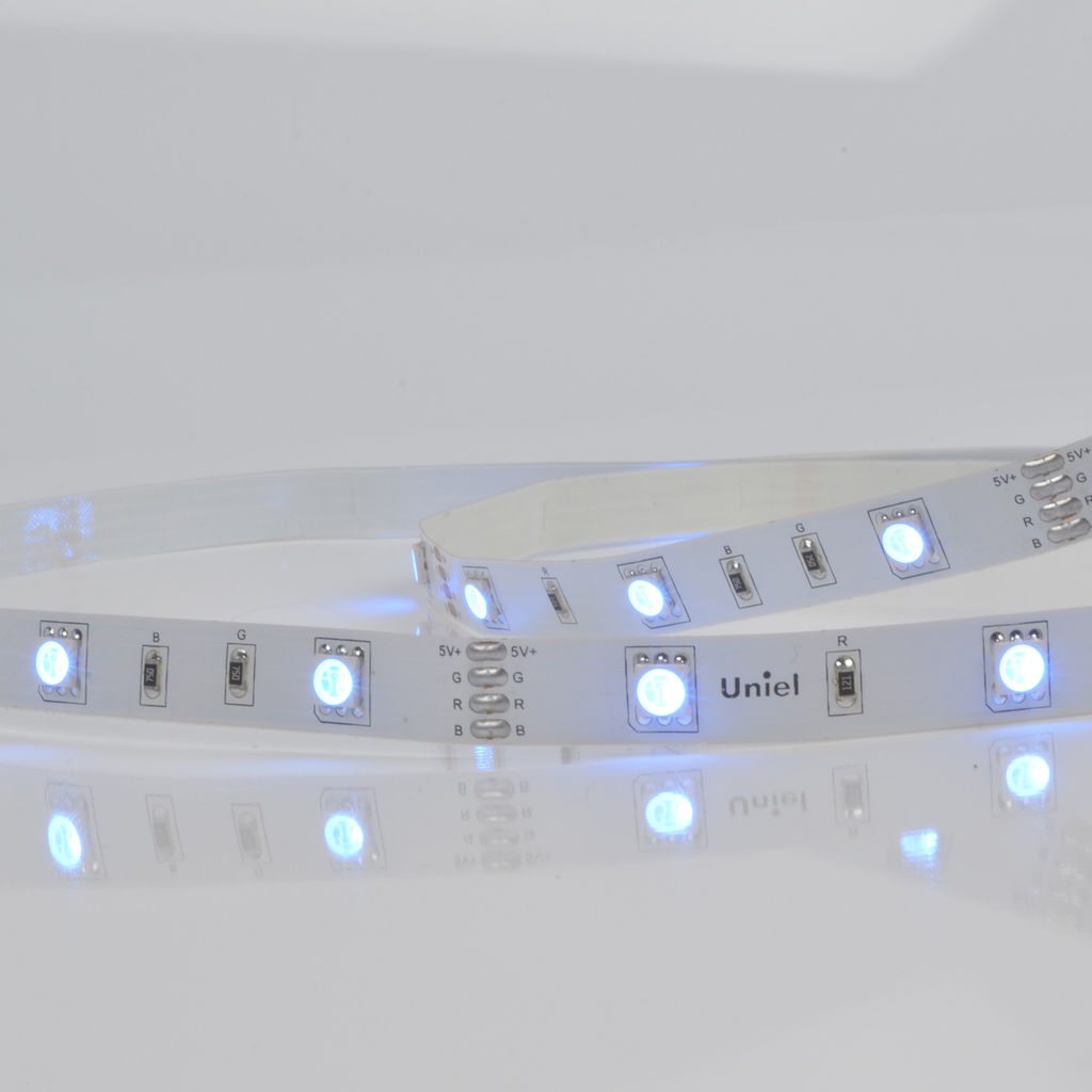 ULS-U12 3M/RGB/1.5M/USB/RC IP20 RUA02C24 Гибкая светодиодная лента на самоклеящейся основе, 3м. RGB. Пульт ДУ (в/к). TM Uniel