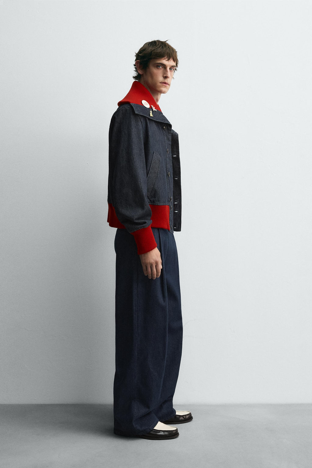 RIB DENIM JACKET HARRY LAMBERT FOR ZARA X DISNEY  фото 4