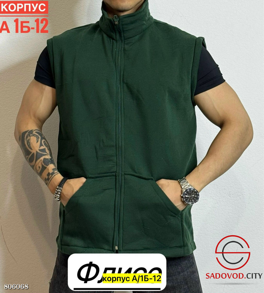 Жилет для мужчин из флиса. - Bruno фото 2