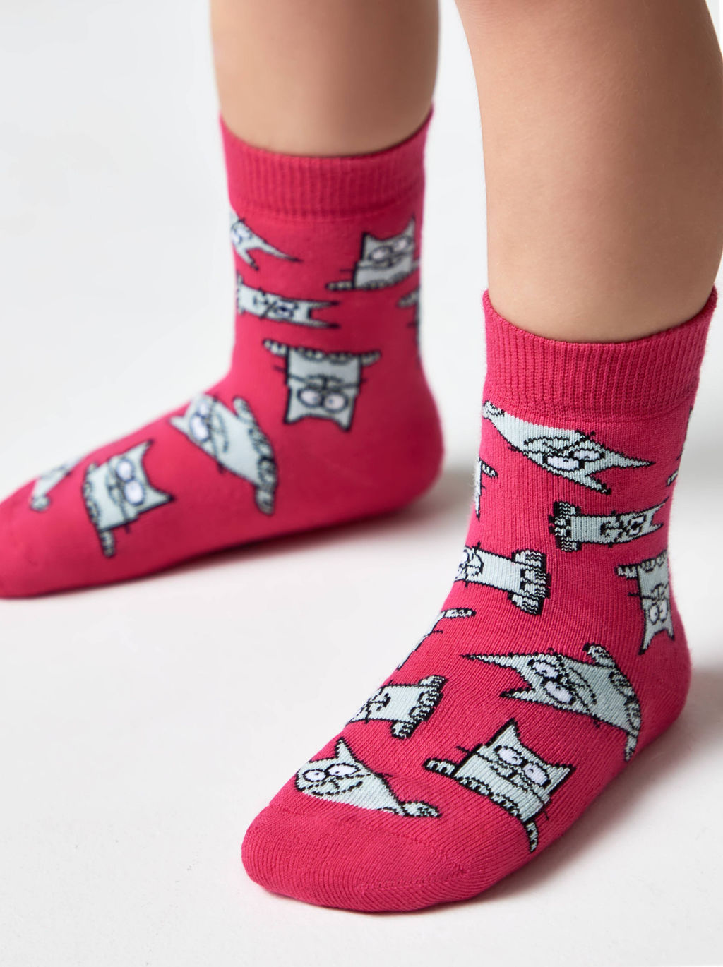 Цена за 2 пары. Носки Теплые CONTE-KIDS Носки детские махровые SOF-TIKI Cats - Conte elegant фото 2