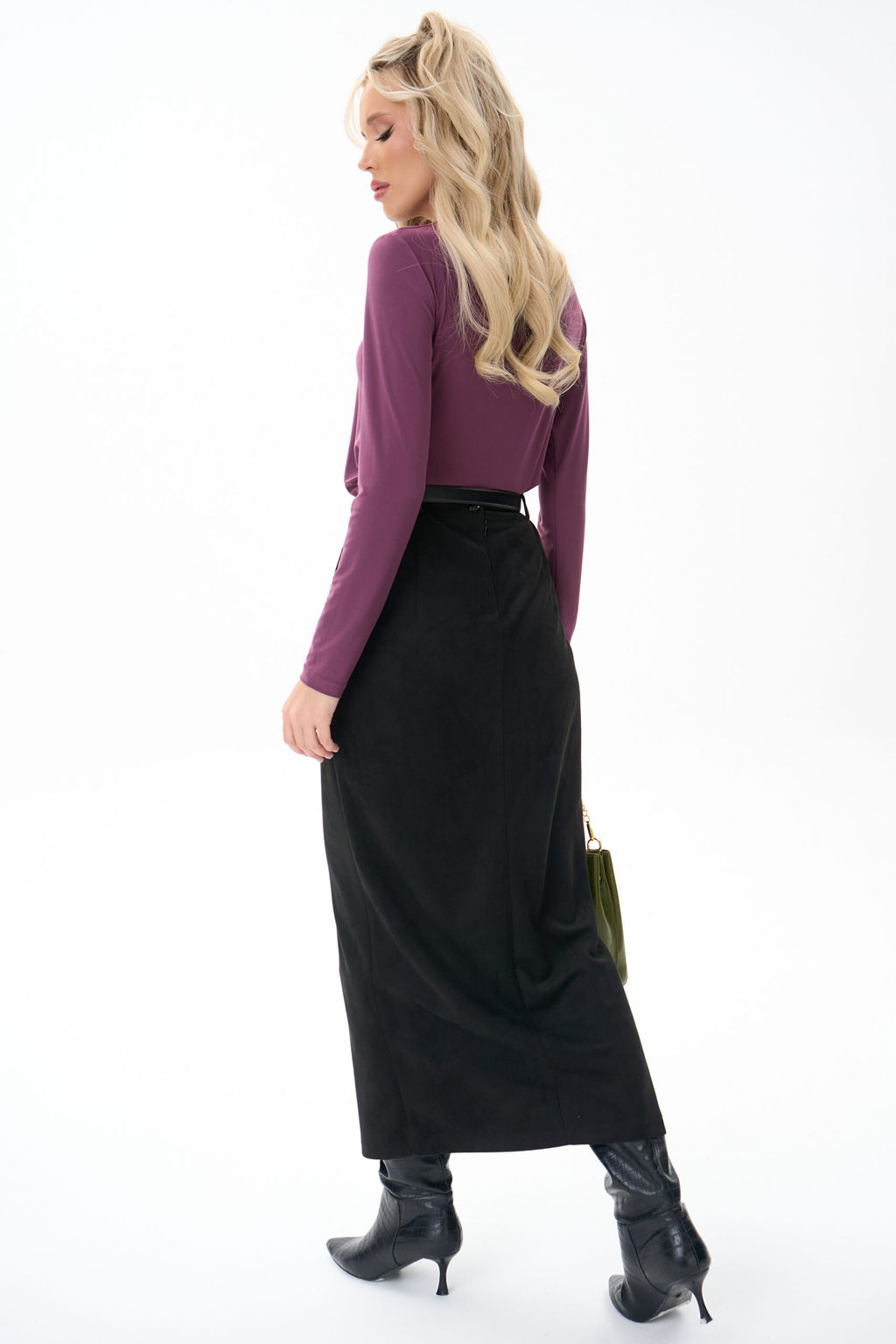 Лонгслив Нора (ежевика) - Эльза фото 11