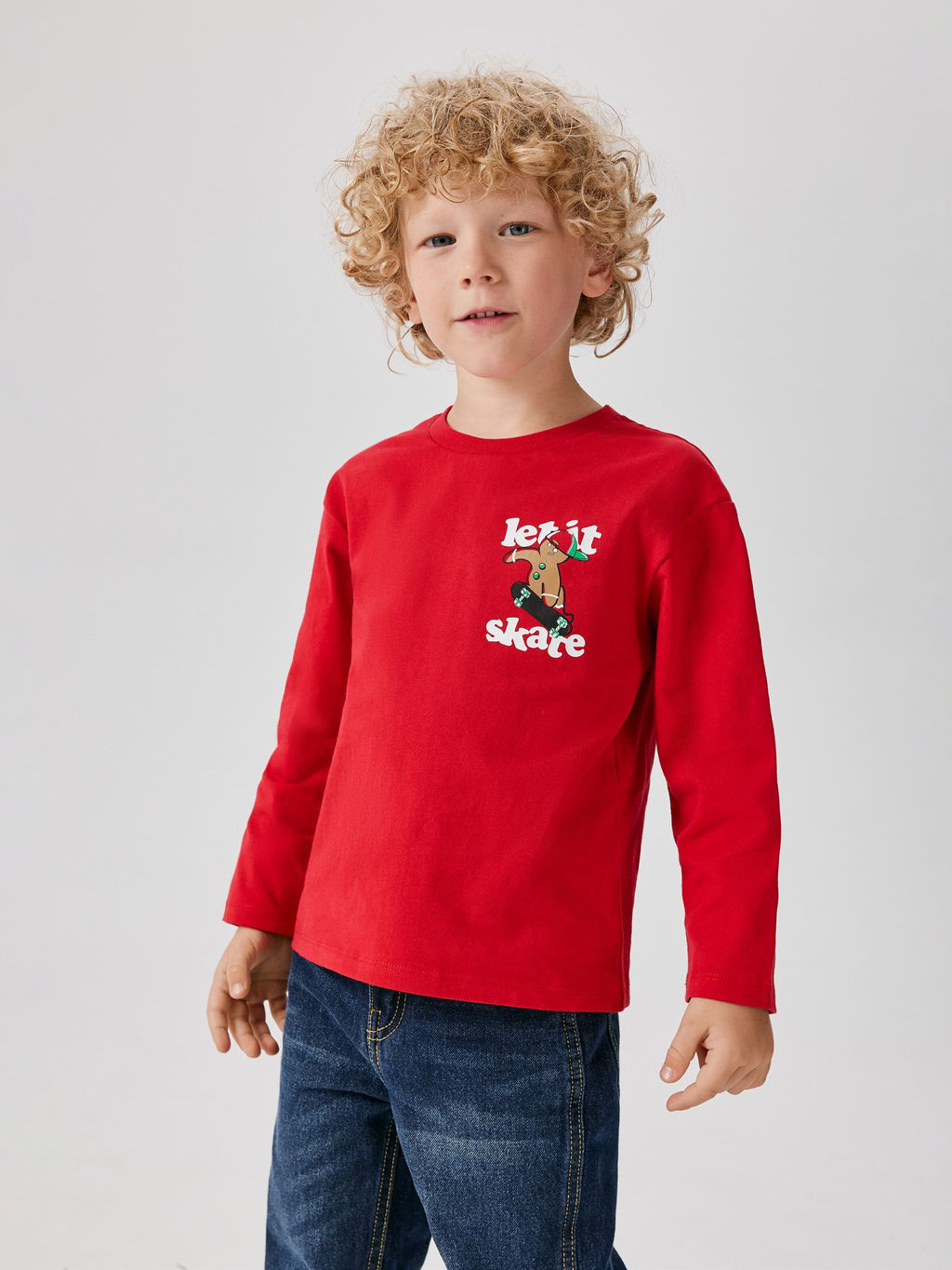 ACOOLA / Джемпер детский для мальчиков Sinterklas красный  фото 2