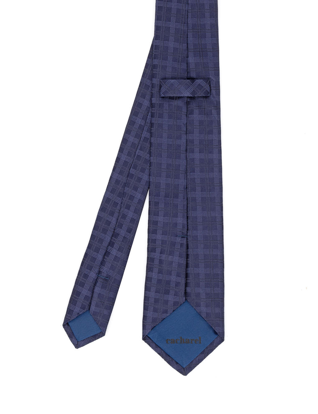 Темно-синий шелковый галстук - Cacharel фото 10