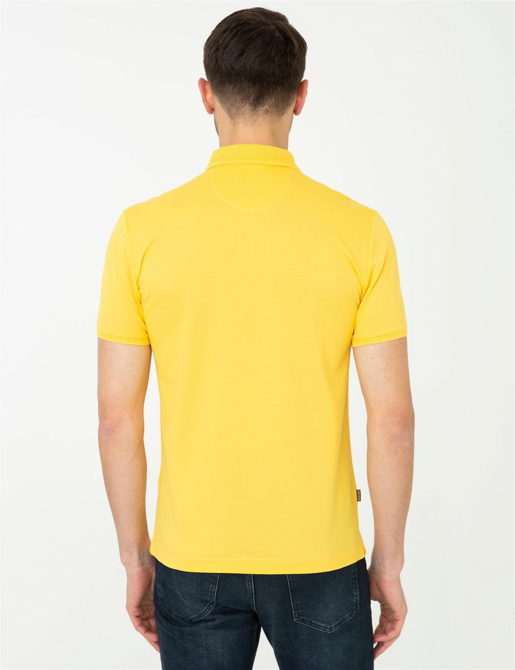 Sar_ Slim Fit Polo Yaka Merserize Ti__rt - Pierre cardin фото 3