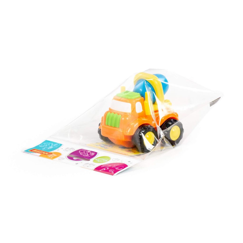 Оскар, автомобиль-бетоновоз инерционный (в пакете) - Полесье фото 15