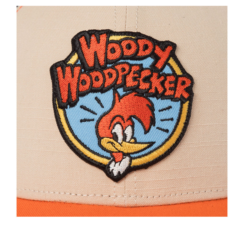 Бейсболка CAPSLAB арт. CL/WW2/1/PCS/HERB Woody Woodpecker (кремовый / оранжевый)
