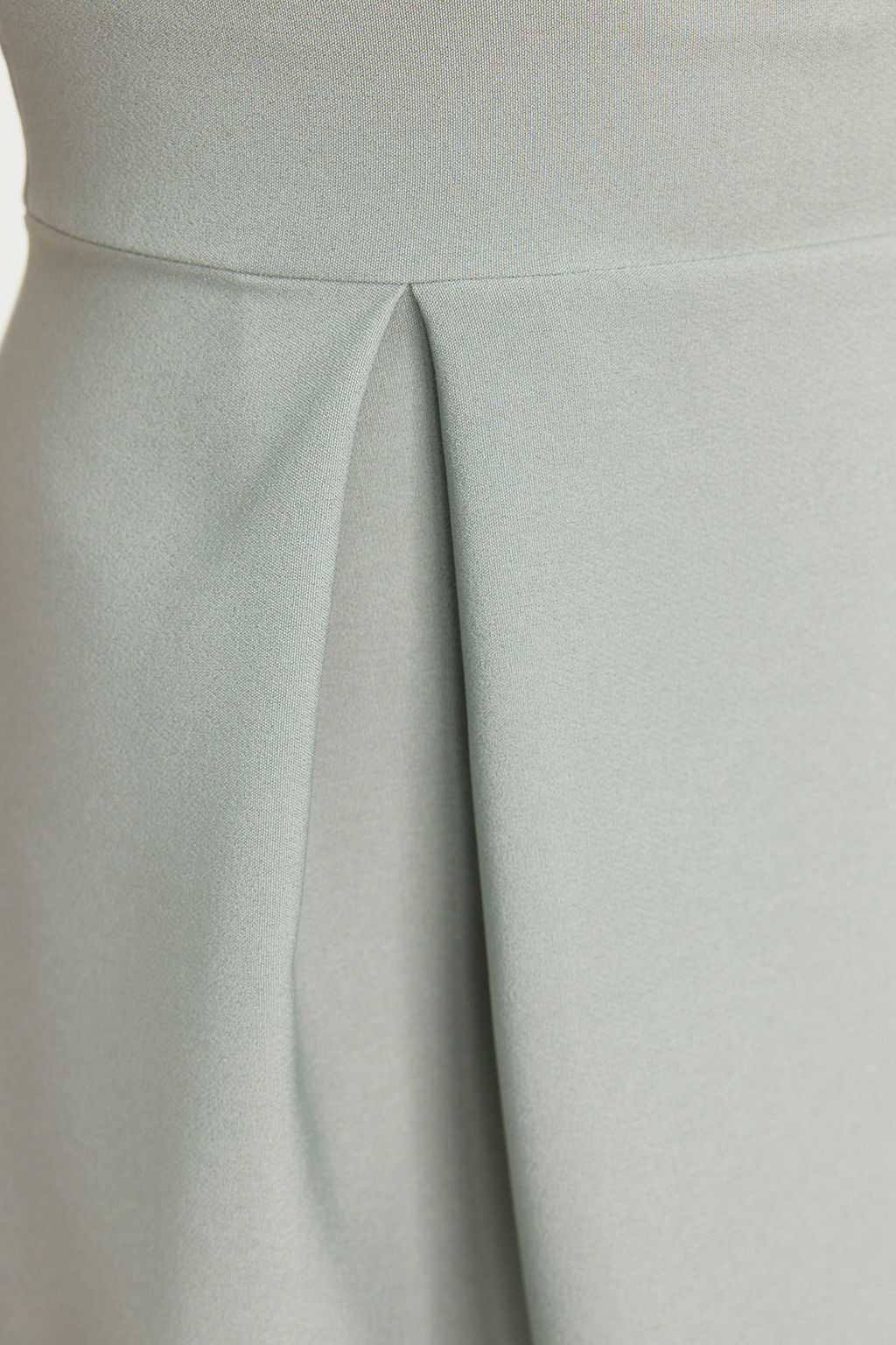 Mint Kruvaze Yaka Skater/Belden Ac?lan Mini Dokuma Elbise TWOSS20EL1639