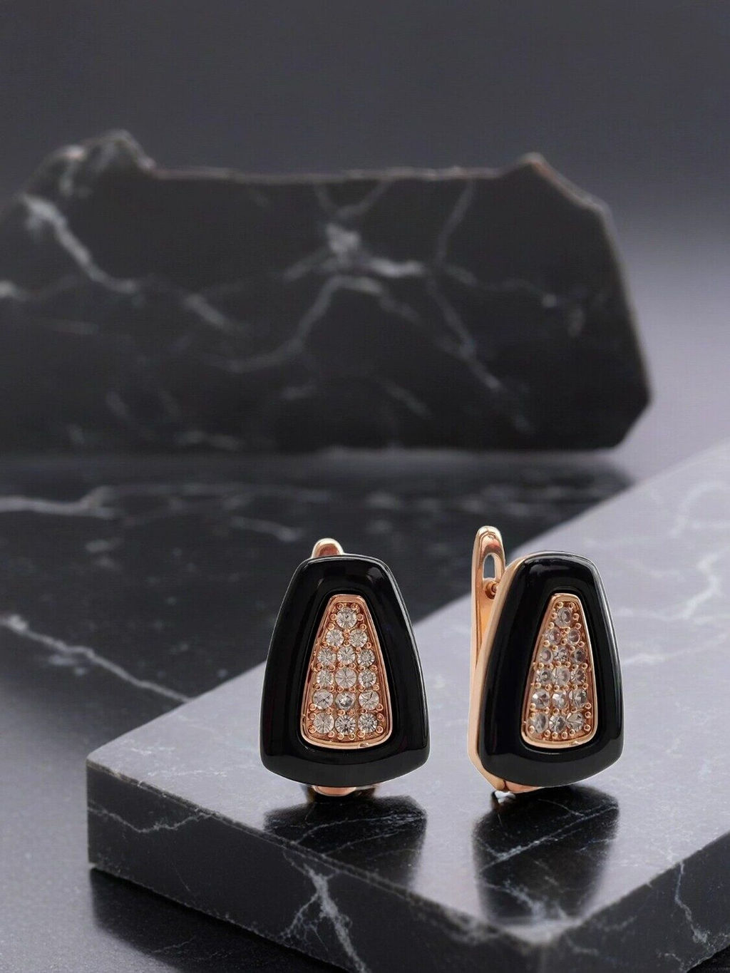 Серьги с керамикой