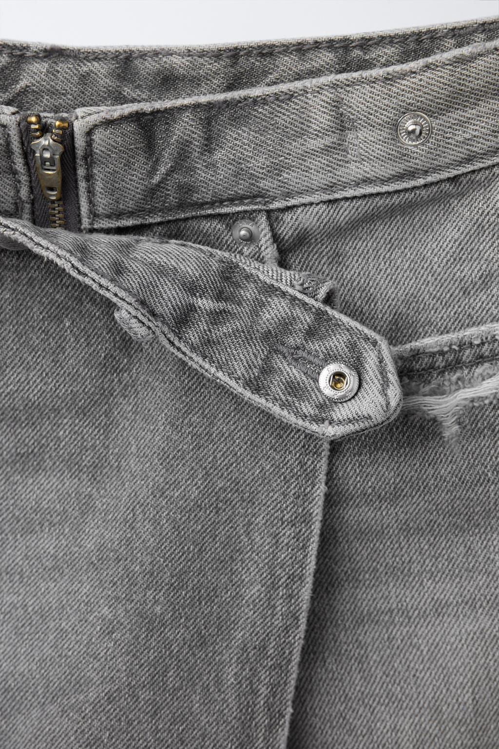 DENIM BERMUDA SKORT - Zara фото 4