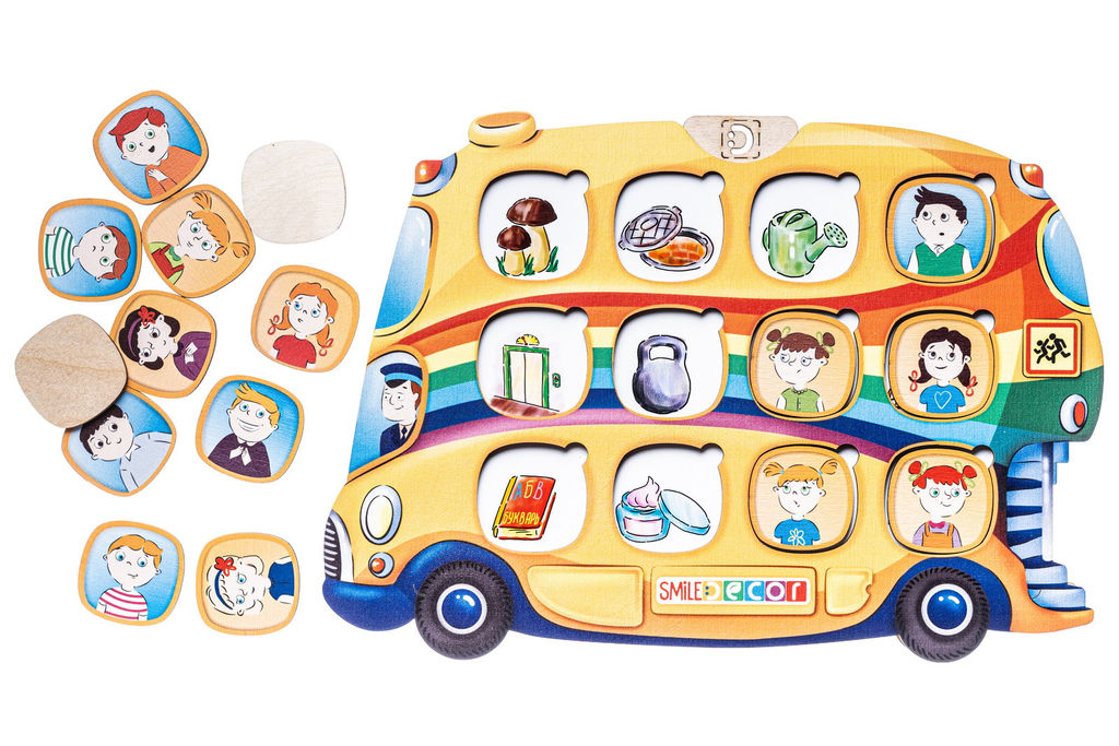 Логопедическая игра Логогородок Автобус - Smiledecor фото 5