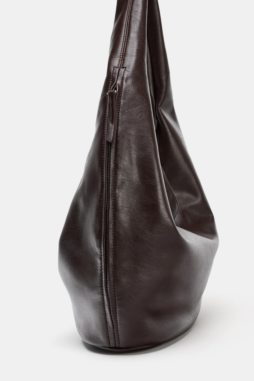MAXI BUCKET BAG WITH SIDE ZIP - Zara фото 11