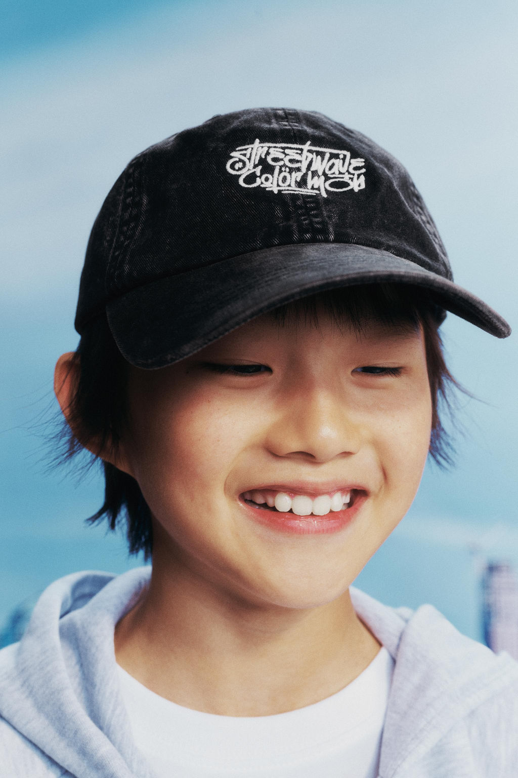 WASHED-EFFECT CAP WITH EMBROIDERED TEXT - Zara фото 5