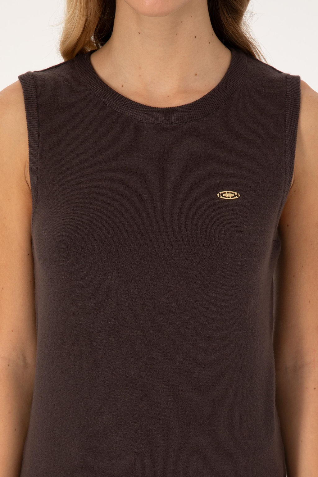 Kad_n Koyu Kahverengi Bisiklet yaka S_veter - U.s. polo assn фото 6