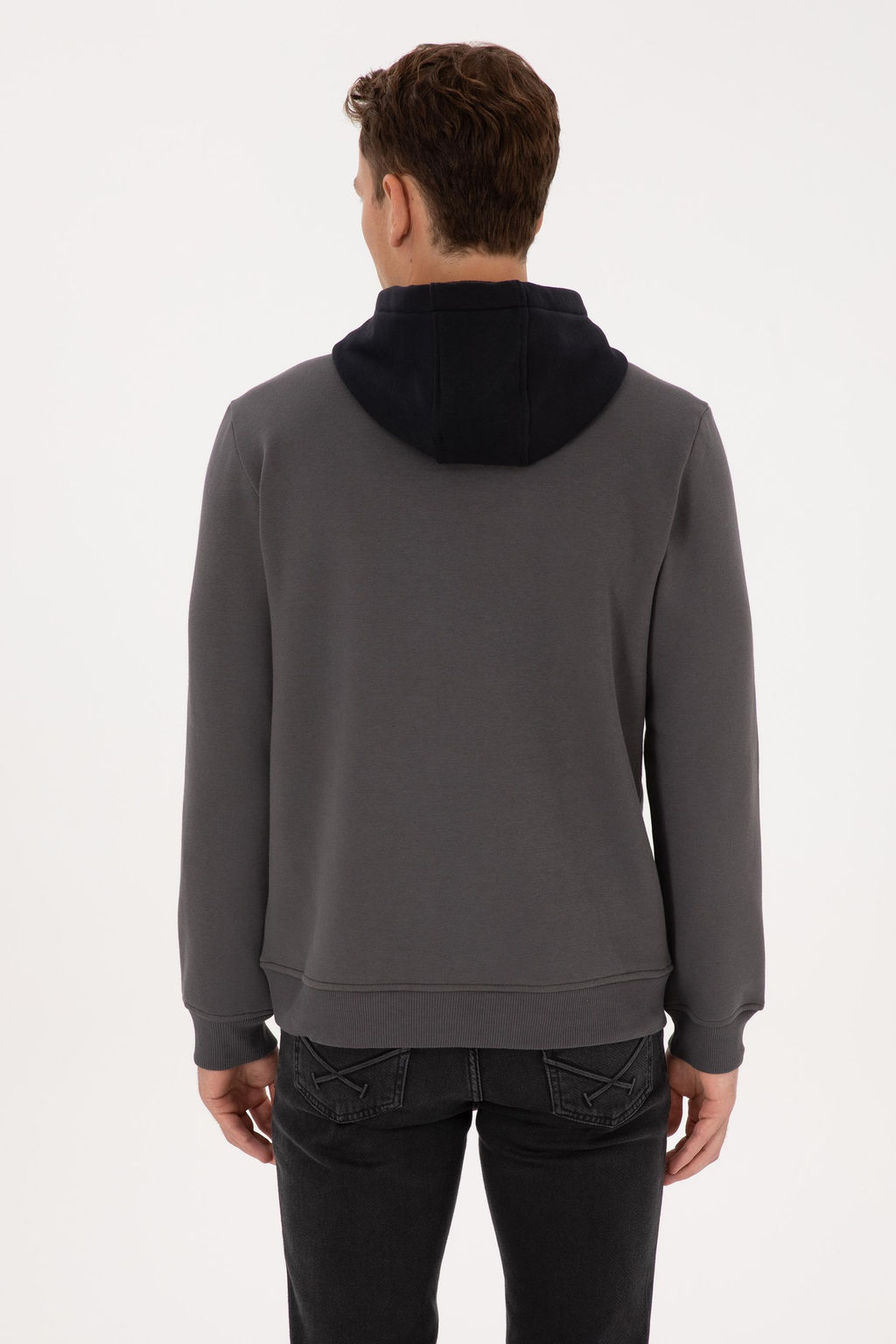 Erkek Gri Sweatshirt