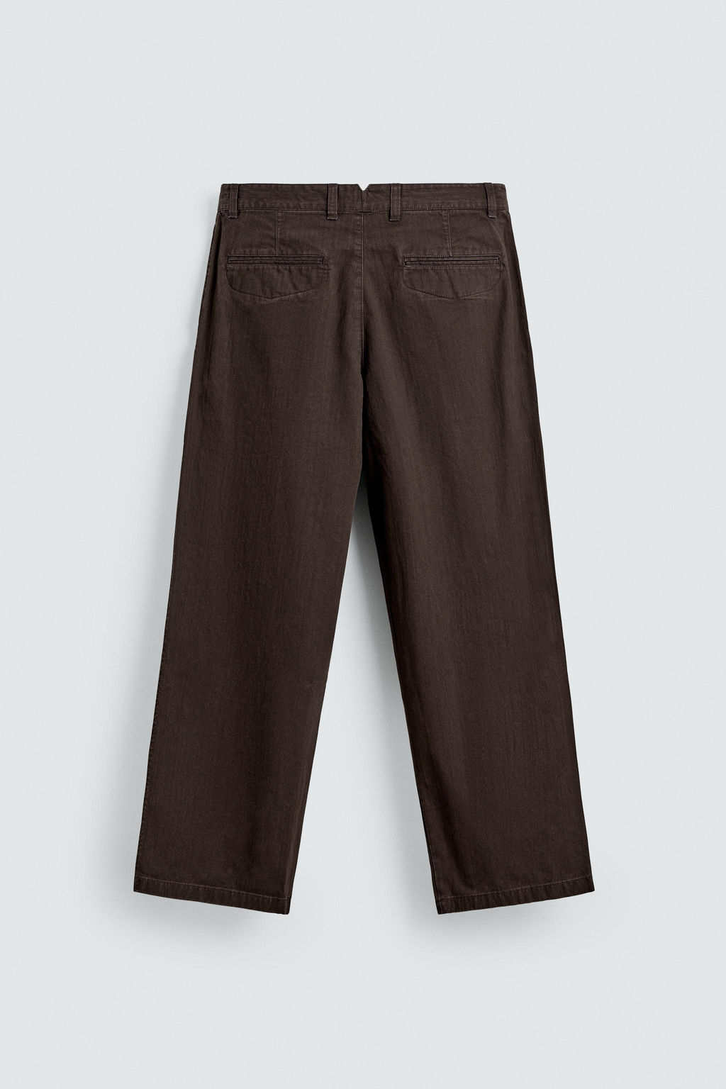 PANTAL?N RELAXED FIT BOLSILLO PETO / Marr?n - Zara фото 9